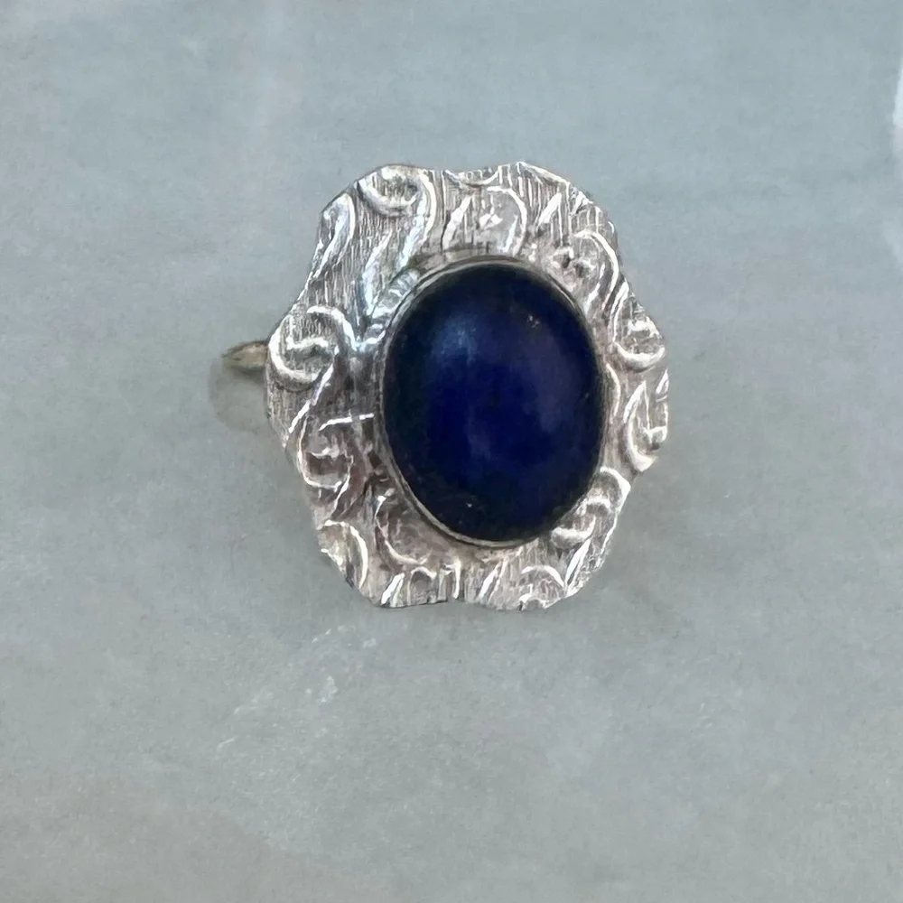 NWOT Sundance Seascape Ring, Lapis Lazuli, Sterling Silver
